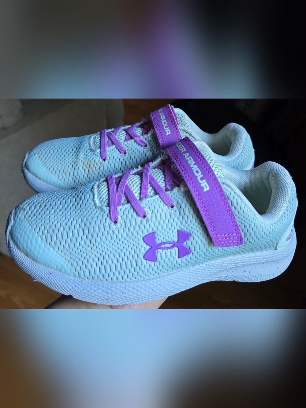 Sz 3Y Little Kids UNDER ARMOUR PURSUIT 2AC Bungee Lace/Adjustable Strap